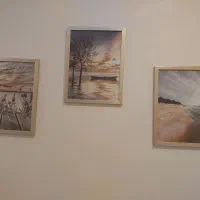 تابلوی سه تیکه رویایی با شیشه
