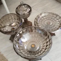 سرویس پذیرایی بلوری پایه دار