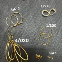 طلا شکسته و گوشواره