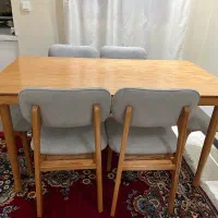 میز ناهارخوری ۶ نفره چوب راش
