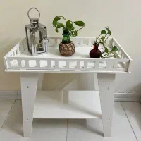 شلف گلدان دو طبقه
