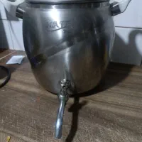 کتری و قوری روی گازی