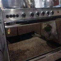 گاز فر دار سالم بدنه استیل