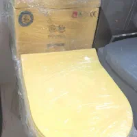 توالت فرنگی رنگی خودشور مشکی طوسی آبی کرم صورتی