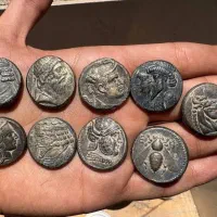 مجموعه سکه های تترای ۱۶ گرمی عتیقه