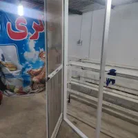 درب توری المینیوم با چهار چوب