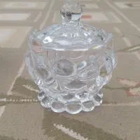 قندان در دار کریستال همراه با جعبه