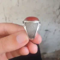 انگشتر نقره  سنگ عقیق