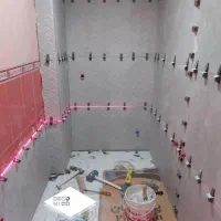کاشی کاری +بندکشی+ بین کابینتی