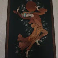تابلو طرح چوب