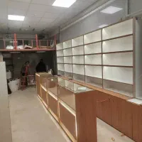 دکور۰ ویترین۰ کانتر۰ قفسه بندی داروخانه تجهیز کلی