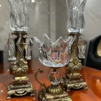 شمعدان وکشکول برنزی