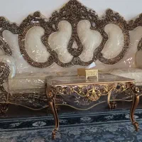 مبل سلطنتی نه نفره همراه با سه عدد جلو مبلی
