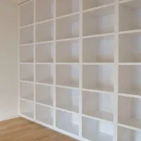 قفسه ملامینه سفید
