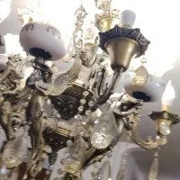 لوستر برنجی نو نو کلن یک هفته آویزون شده