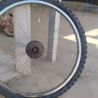 دوتا رینگ به همراه تایر  مال دوچرخه 26