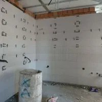کاشیکاری کف بدنه اشپز خانه سرویس متبخ