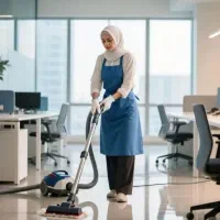 نیرو برای نظافت منزل