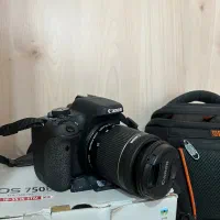 دوربین کنون750d به همراه لنز 18-55