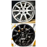 رینگ ۱۰پر،سمندی پژویی نقره ای،سایز۱۵اینچ.