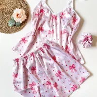 تاپ شورتک کبریتی و ساتن