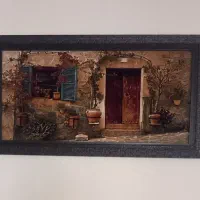 دو عدد تابلو فرش ماشینی