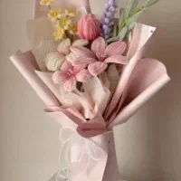 دسته گل پیپ پاک کنی
