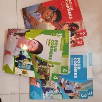 کتاب زبان انگلیسی فور کورنز با کتاب کار