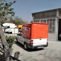 اتاق کابین باربند مسقف فایبر پراید وانت آریسان