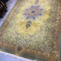فرش طرح ابریشم در حد نو