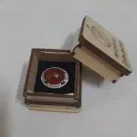 انگشتر زنانه نقره عقیق سرخ یمن