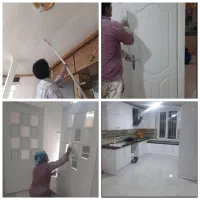 نقاشی ساختمان وکناف رنگ انواع درب وضد زنگ