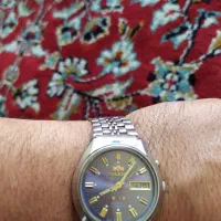 ساعت اتوماتیک اورینت آبی کاربنی