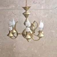 لوستر و دیوارکوب طلایی
