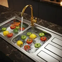 سینک دلخواه لبه دار