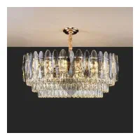 لوستر الماس.کریستالی آویز  دایره کد ۵۵۰۰.AC light