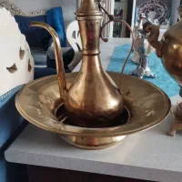 آفتابه لگن و سینی برنجی