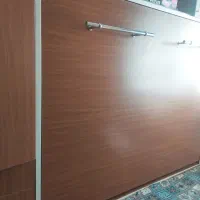 تخت تاشو افقی بهمراه کمد لباس