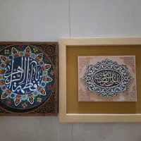دو تابلو کاملا نو و سالم (امام رضا و حضرت فاطمه)