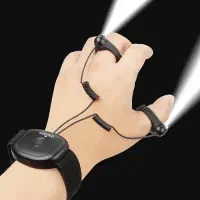 چراغ قوه انگشتی ضدآب. پرداخت درب منزل