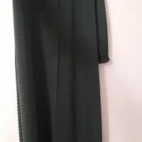 مانتو عبا عبایی مشکی سبز