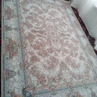 فرش ماشینی رز نقره ۱۲۰۰شانه ۹متر