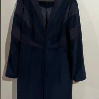 پالتو زنانه سرمه ای سایز ۴۴ نو