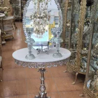آیینه کنسول پایه ماهی اقساطی (دنیای برنزرمانتیک)