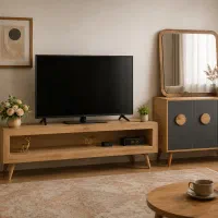 تولیدی میز TV ام دی اف