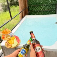 کلبه شیشه ای مدرن همراه با جکوزی(بدون واسطه)