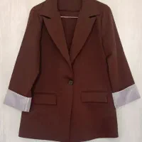 کت زنانه نو (قهوه ای)