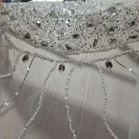 تور و توربان شیک عروس کاملا نو و بدون استفاده