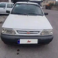 پراید وانت بی رنگ و ضربه
