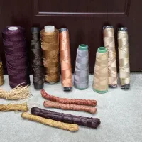 16 عدد نخ چرم دوزی